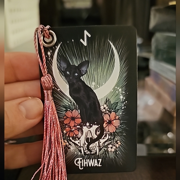 Intuitively chosen runic oracle handmade bookmark, - Picture 6 of 6